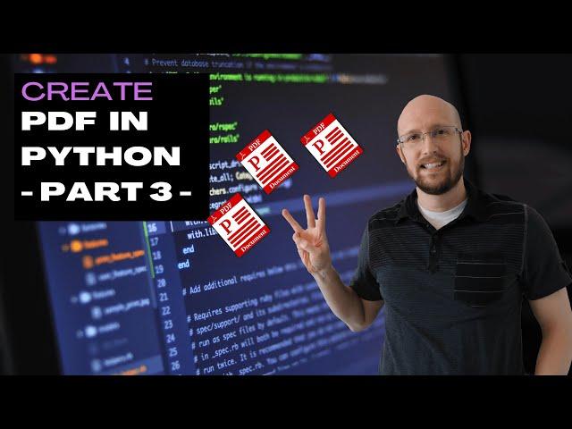 Create PDF with Python | Part 3