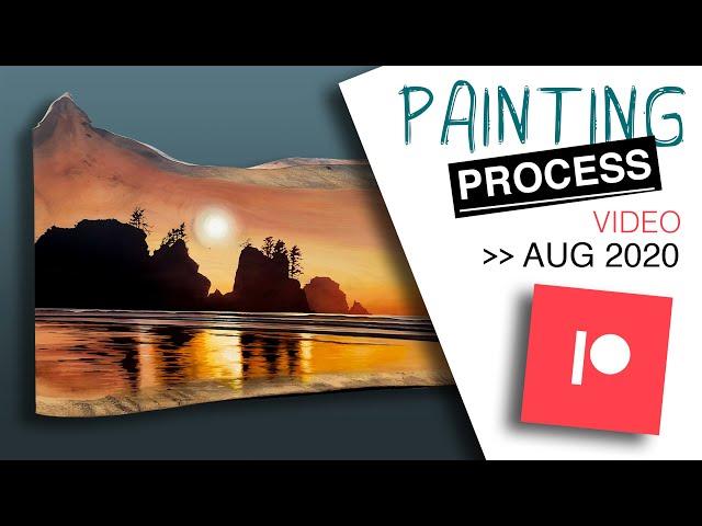 Shi Shi Beach -- Painting Process Video