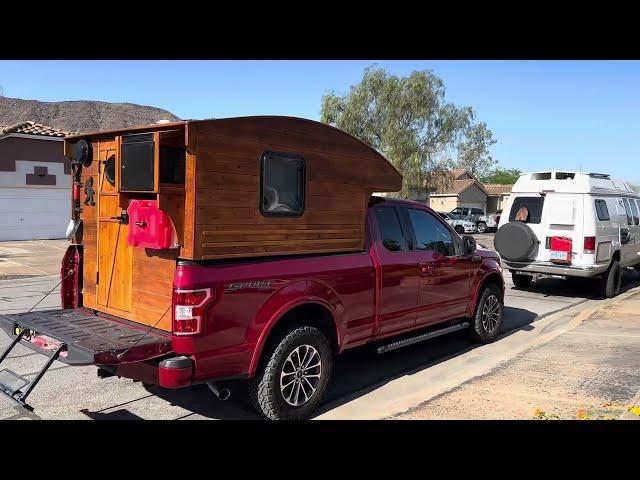 Truck Camper 8.0 Tour (short version) - This Cedar Camper Only Weighs 500 Pounds!