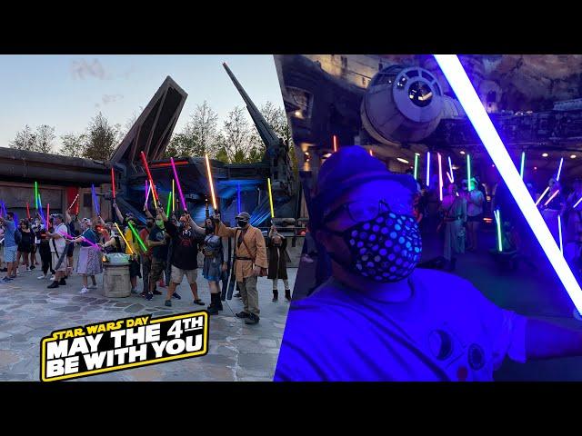 Star Wars Day May The 4th 2021 At Disney’s Hollywood Studios | EPIC Lightsaber Meet Up With Ahsoka