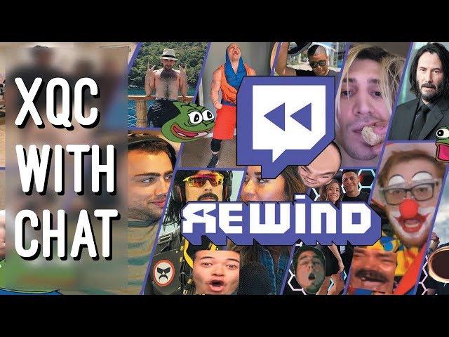 xQc reacts to Twitch Rewind 2019 (with chat)