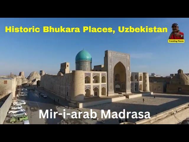 Historic Bhukara Places, Mir-i-arab Madrasa, Uzbekistan. Trending Places to see in 2023