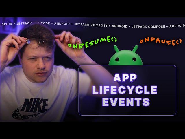 How To React On Lifecycle Events In Jetpack Compose | Android Tutorial