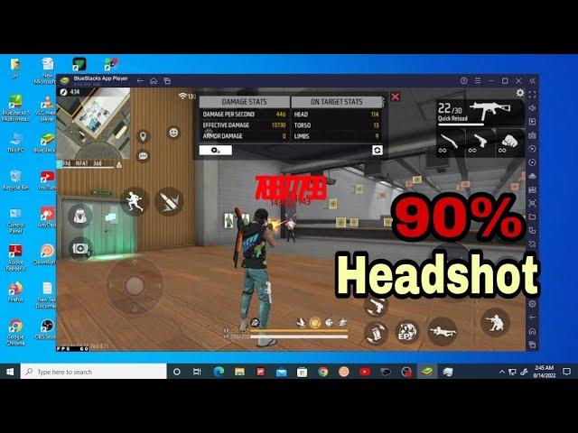 90% Headshot Bluestack 5 Settings PC 20225#amdryzen5600G#Tweaks#setting#headshotsetting #2022