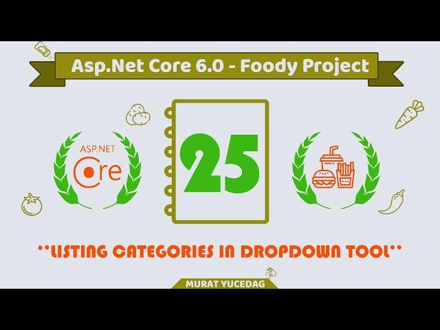 #25 Foody Asp.Net Core 6.0 Project - Listing Categories in Dropdown Tool