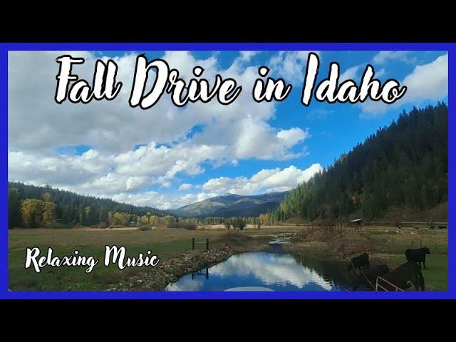 Fall Drive in North IDAHO - Part 2 | Beautiful Scenes/Relaxing Music | #pnw #driving