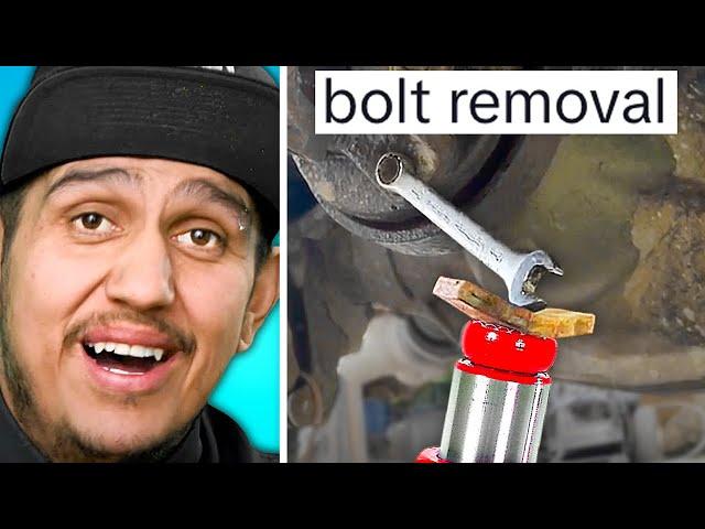 Mechanics React to More Awful Tiktok Repair Hacks