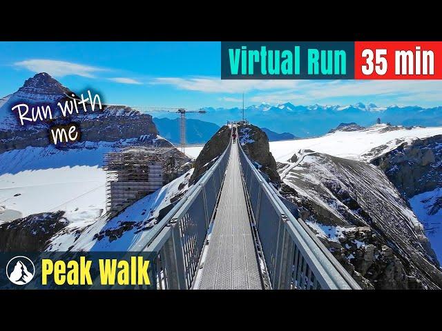 The Ultimate Peak Walk Adventure  Switzerland Wonderland | Virtual Run #97