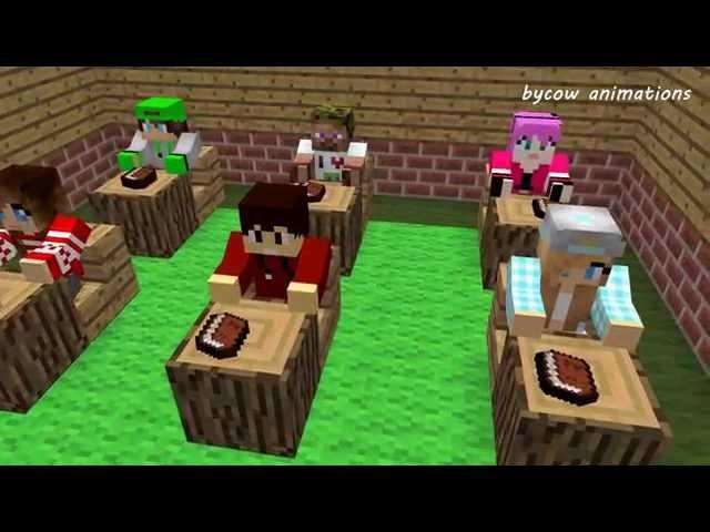 Love Story: Диллерон и Миникотик (Minecraft Мультики)