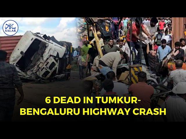 Six Killed in Tragic Multi-Vehicle Collision on Tumkur-Bengaluru National Highway