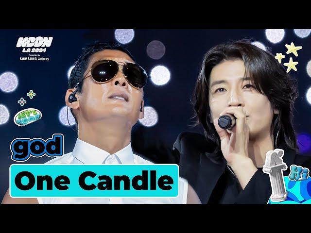 [KCON LA 2024] god - 촛불하나 (One Candle) | Mnet 240814 방송