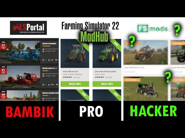 10 NAJLEPSZYCH stron z MODAMI do Farming Simulator 22