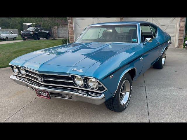 1969 CHEVROLET CHEVELLE SS 396 FRAME-OFF RESTORED NUMBERS MATCHING