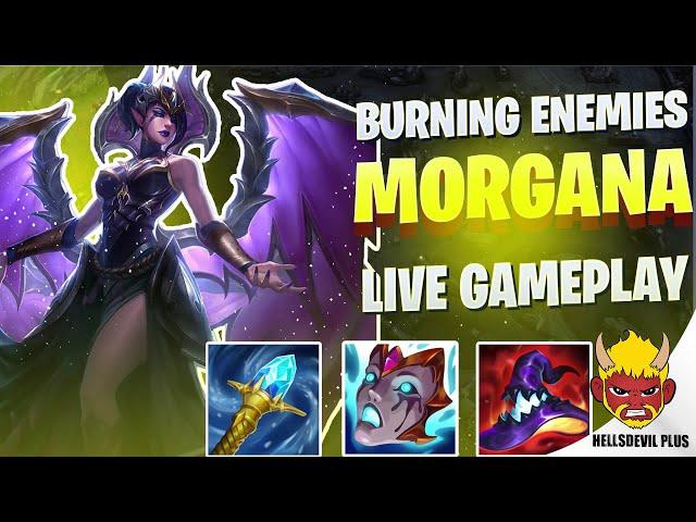 MORGANA BURNING ENEMIES! Ft. @BrokenSupport  Wild Rift HellsDevil Plus Gameplay