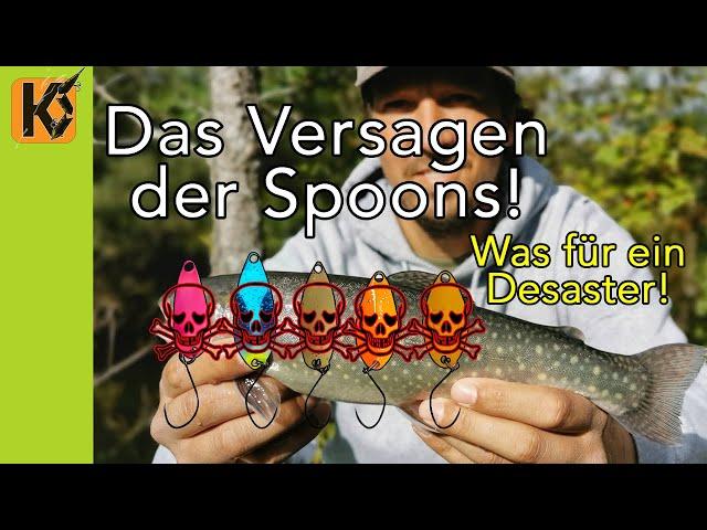 Das Versagen der Spoons - der grauenhafte Alltag im Leben eines Anglers - Forellensee Forellenangeln