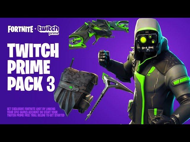 HOW to GET THESE *NEW* SKINS for FREE in FORTNITE! NEW TWITCH PRIME PACK 3 RELEASE DATE in FORTNITE?