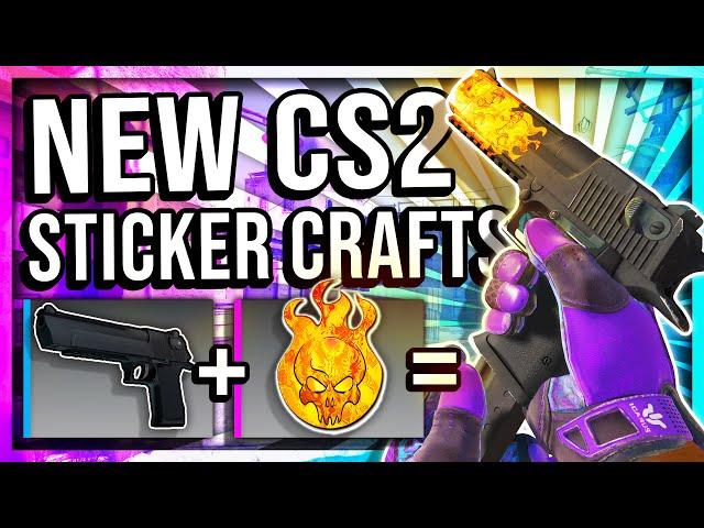 THE BEST NEW CS2 STICKER CRAFTS! (EXTREMELY CREATIVE)