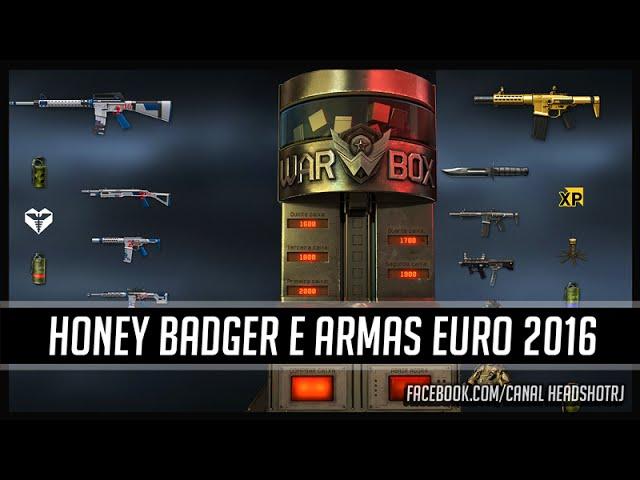 Warface Warbox Opening Honey Badger e Armas Euro 2016