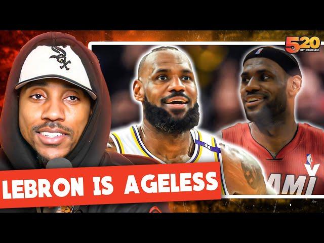 How LeBron James has BETTER stats at 40 with Lakers than MVP season with Heat | 520 in the Morning