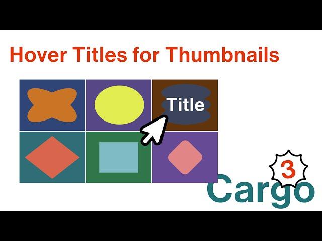 Hover titles for Thumbnail Index Cargo Collective 3