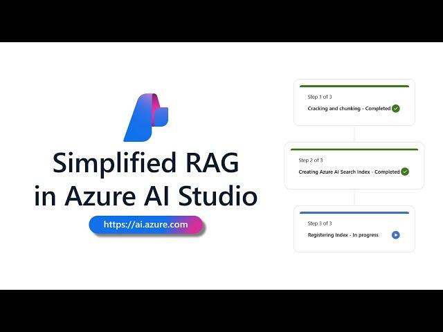 Intro and demo to RAG inside Azure AI Studio