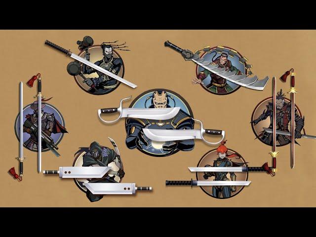 Shadow Fight 2 || ALL Swords vs TITAN Bodyguards「iOS/Android Gameplay」