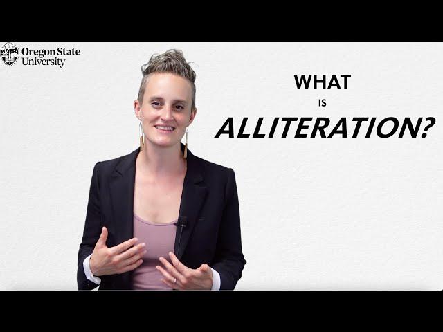 "What is Alliteration?": A Literary Guide for English Students and Teachers