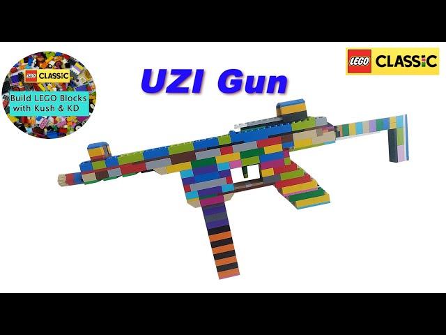 LEGO UZI Submachine Gun || LEGO 11005 || MOC || Building Instructions Ideas (LEGO Gun:- 20)