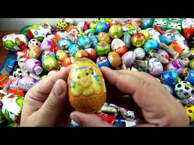 50 Surprise Eggs    Unwrapping Kinder Surprise , киндер сюрприз