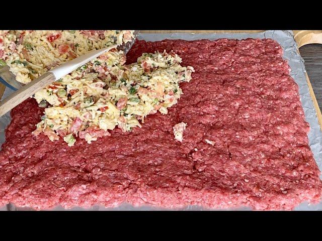 Delicious minced meat recipe for a festive table quick and easy