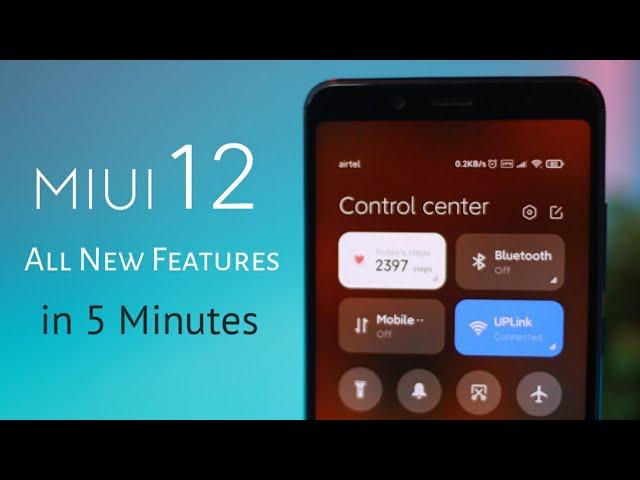 MIUI 12 ALL (15) New Features! English