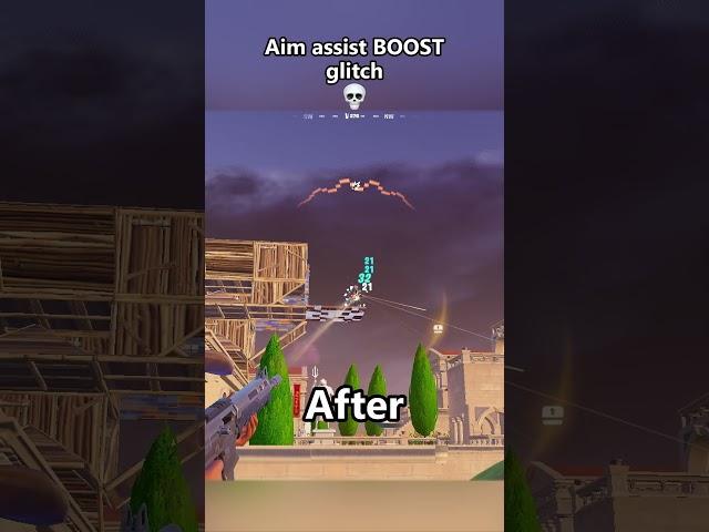 BOOST AIM ASSIST? #lollifn #fortnite #crosshairx