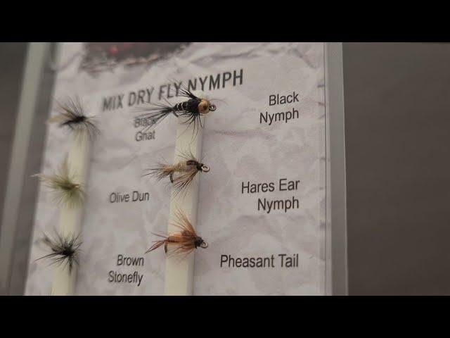 Unboxing Dry Fly Nymph fishing mix pack from Decathlon