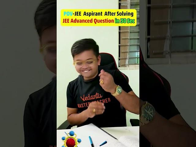 Solving JEE Adv question in 30 sec #jee #jee2024 #jeeadvanced #iitjee #meme #funny