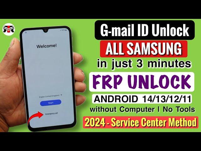 SAMSUNG FRP BYPASS 2024 (100% DONE) Android 13-14 New Security 2024️Frp Lock Removal | Frp Unlock