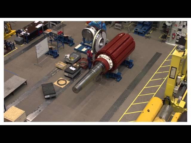 ABB Azipod® propulsion unit assembly Timelapse