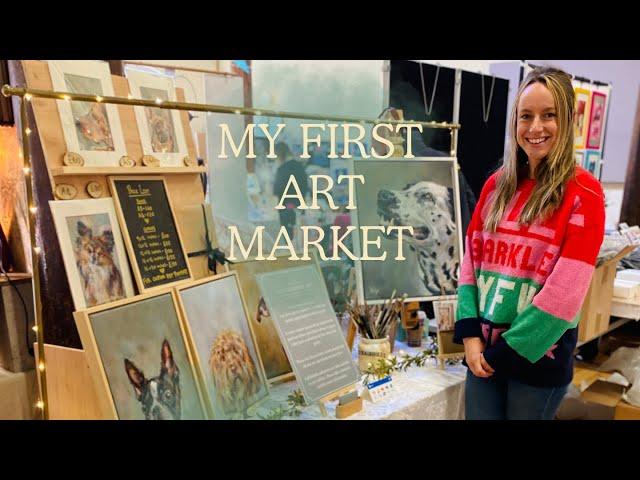 MY FIRST ART MARKET, PREPARATION AND WHAT I WOULD DO DIFFERENTLY NEXT TIME | Alex Goddard Art