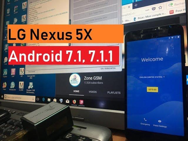 Bypass Google Account LG Nexus 5X, Nexus 6P, Remove FRP on Android 7.1, 7.1.1 2018