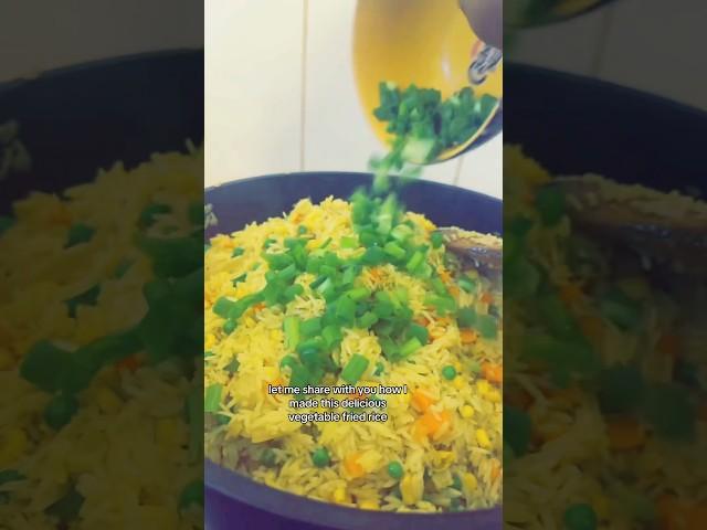 Delicious vegetable fried rice #food #cooking #foodlover #foodie #fyp