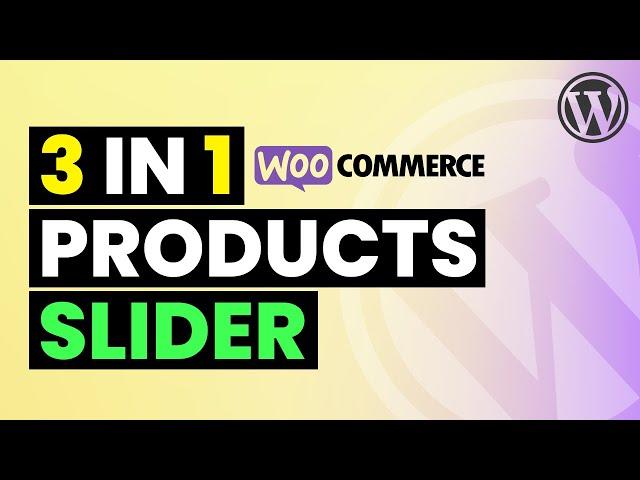 WooCommerce Products Carousel Slider for Best Selling, Featured, by Category & Latest Products