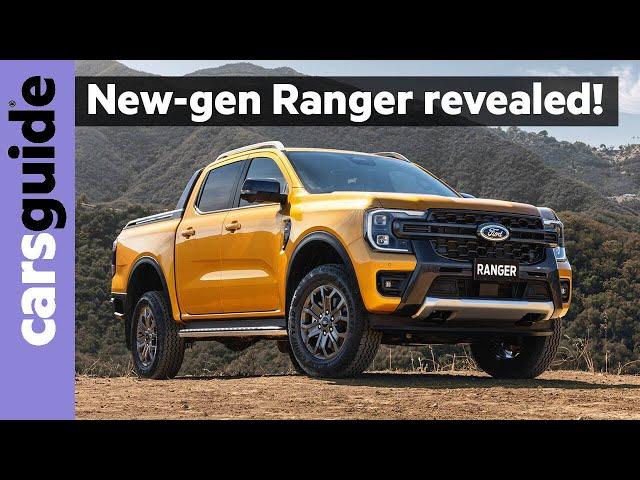 2022 Ford Ranger revealed! New generation ute – V6 diesel, Wildtrak, new interior, more tech!