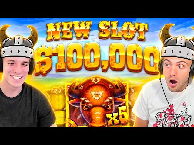 $100,000 SESSION ON THIS NEW SLOT | BISON CHARGE