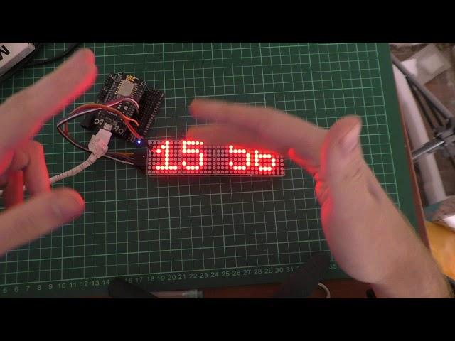 Реализация часов на светодиодной матрице Max7219 и NodeMCU