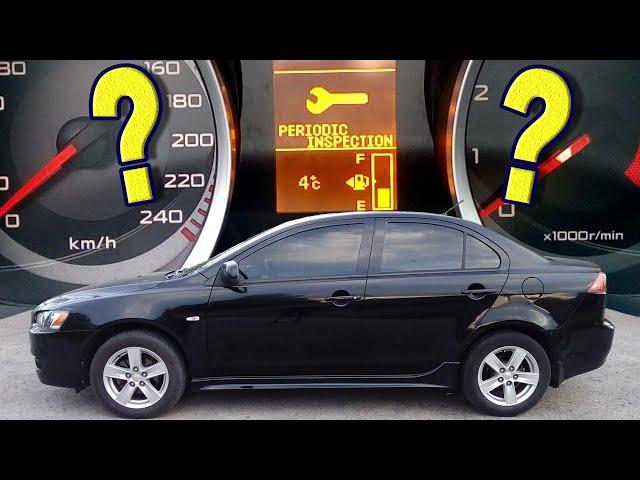 «PERIODIC INSPECTION» убираем сервисное сообщение Mitsubishi Lancer X 2.0 Invite+