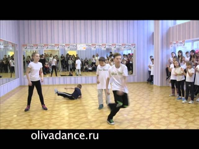 Отличная импровизация учеников на отчётнике Oliva Dance!