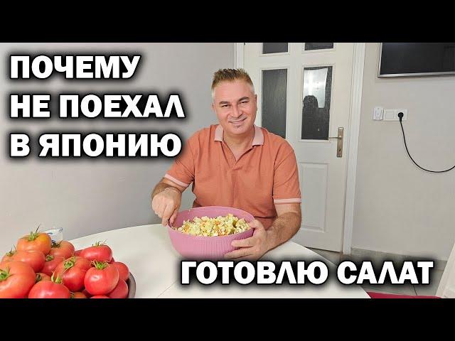 ПОЧЕМУ НЕ ПОЕХАЛ В ЯПОНИЮ?! ВСЯ ПРАВДА ОТ МЕНЯ. Готовлю салат ТИПО ОЛИВЬЕ 