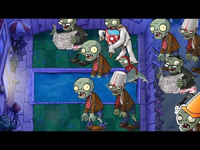 Игра РАСТЕНИЯ против ЗОМБИ  - Прохождение Plants vs Zombies. Серия [10]