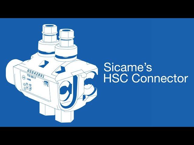 Installing a Sicame HSC series house service connector