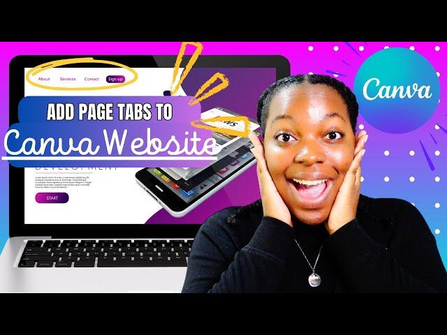 ADD PAGES TO FREE CANVA WEBSITE | Canva Tutorials for BEGINNERS