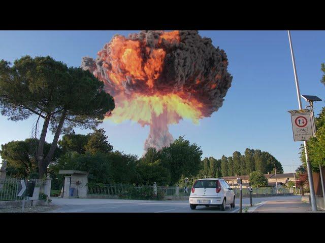 Largescale nuclear explosion with Blender 2.82 mantaflow